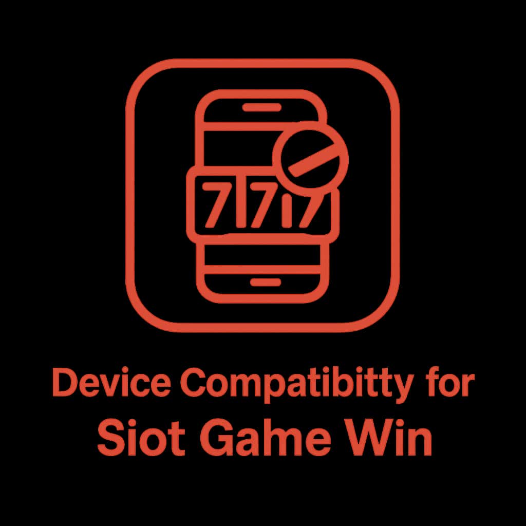 Badge representing device compatibility for Slot Game Win.