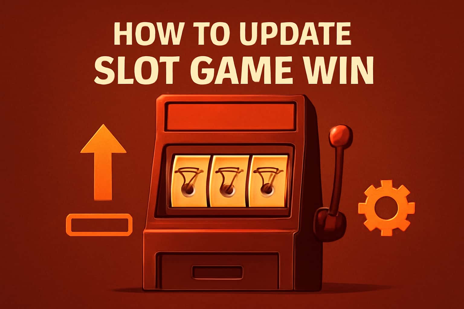 An informational graphic depicting the process of updating Slot Game Win.