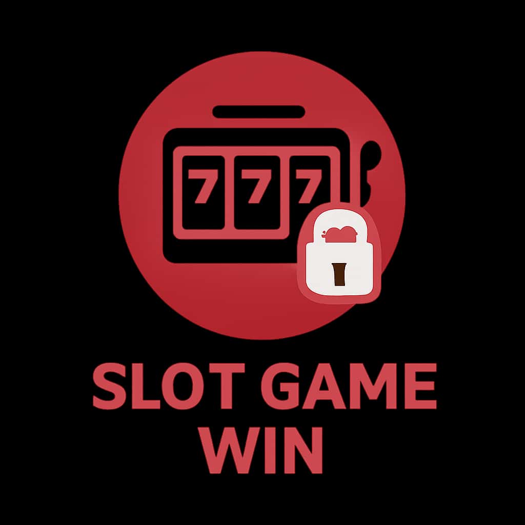A simple badge illustrating account security tips for Slot Game Win.