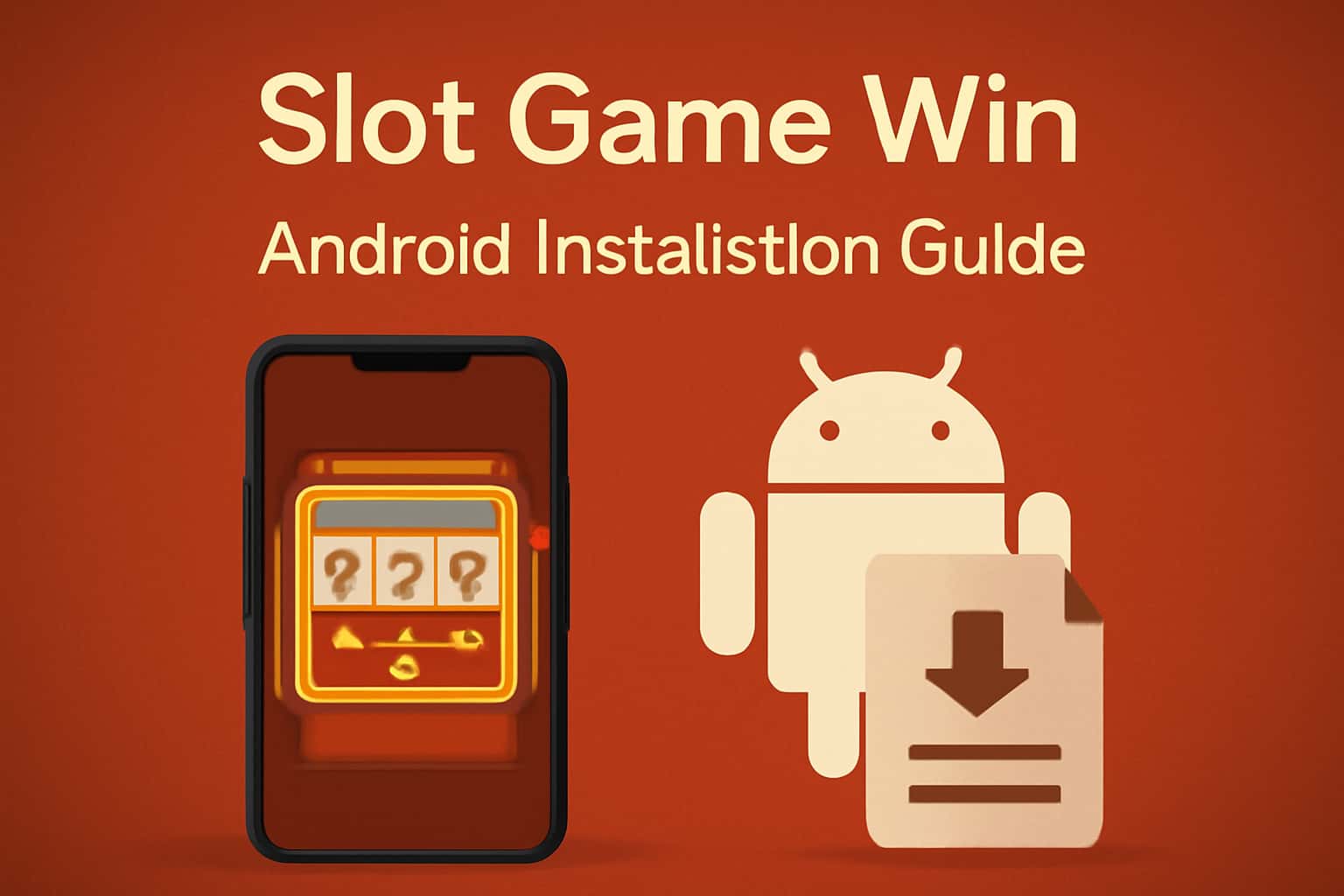 Visual representation of the Slot Game Win Android Installation process.