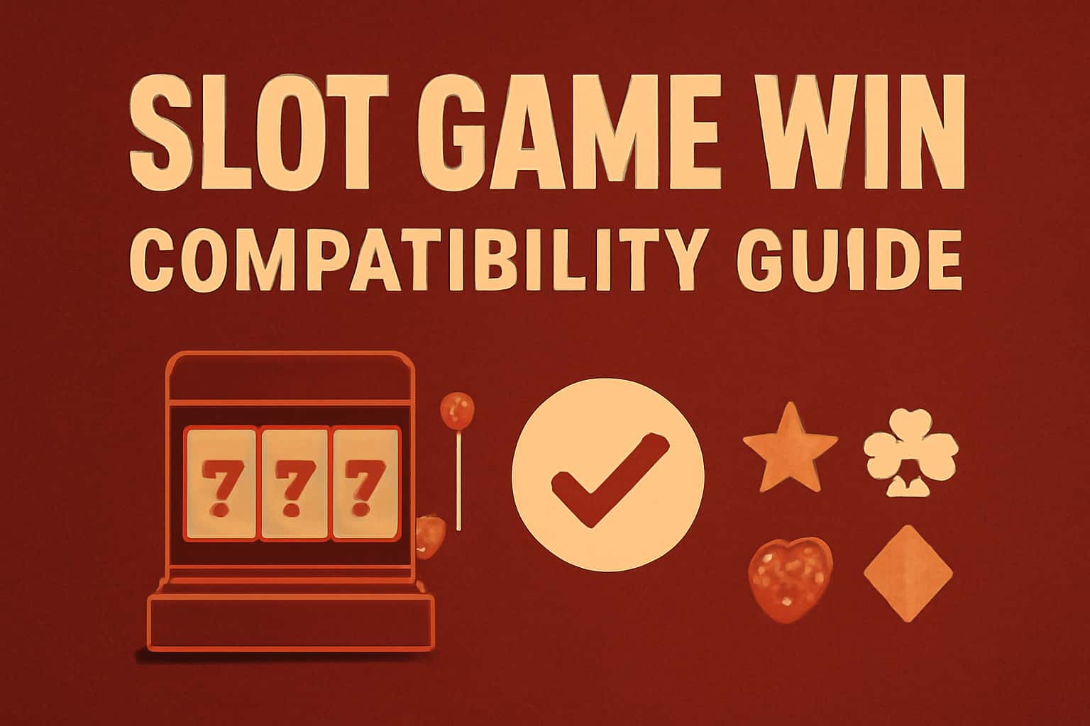 A visual representation of the Slot Game Win Compatibility Guide.
