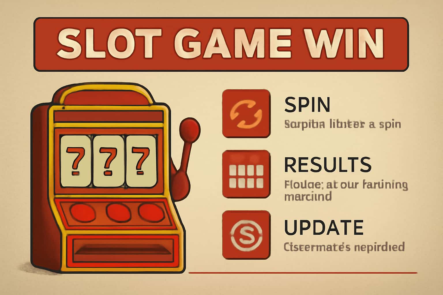 Illustration of the update process for Slot Game Win.
